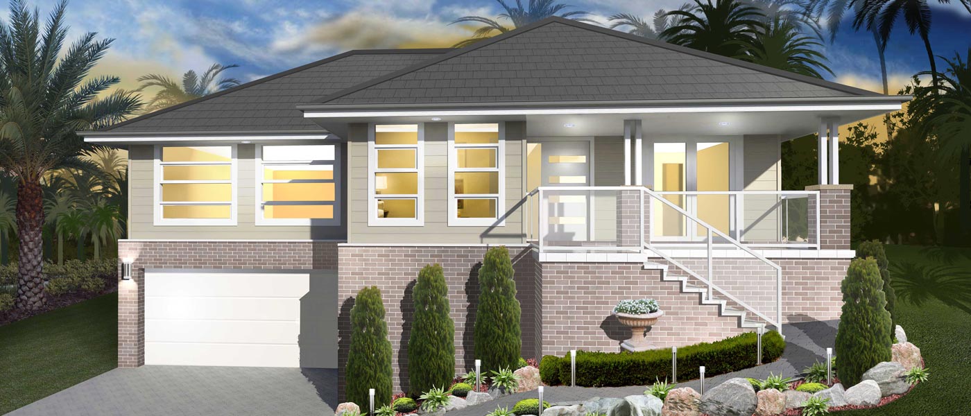 Montbrae Home Design - Split Level | Marksman Homes - Illawarra Home Builder