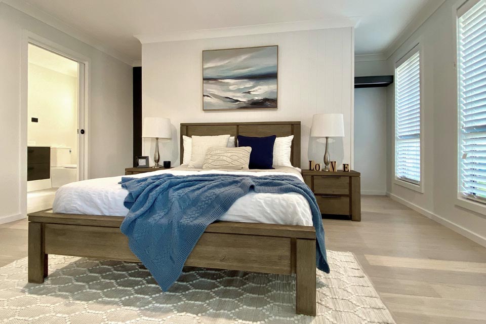 Main Bedroom - Sierra Exhibition Home | Calderwood | Split Level | Marksman Homes
