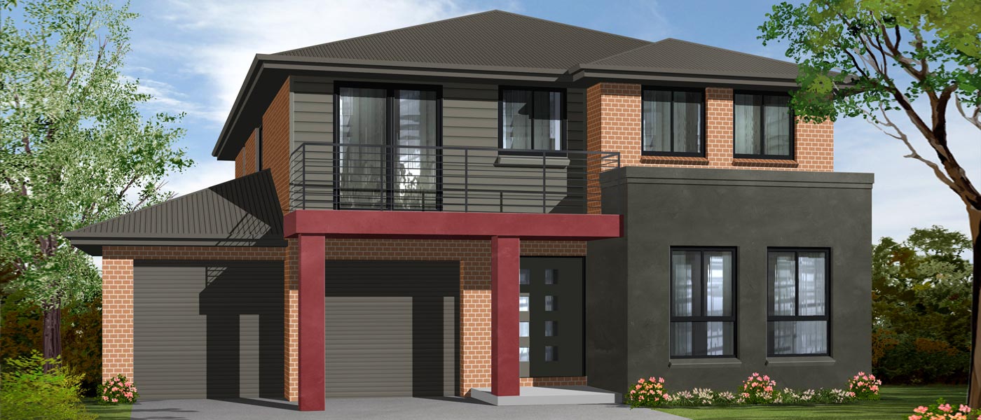 Oasis Home Design - Double Storey | Marksman Homes - Illawarra Home Builder